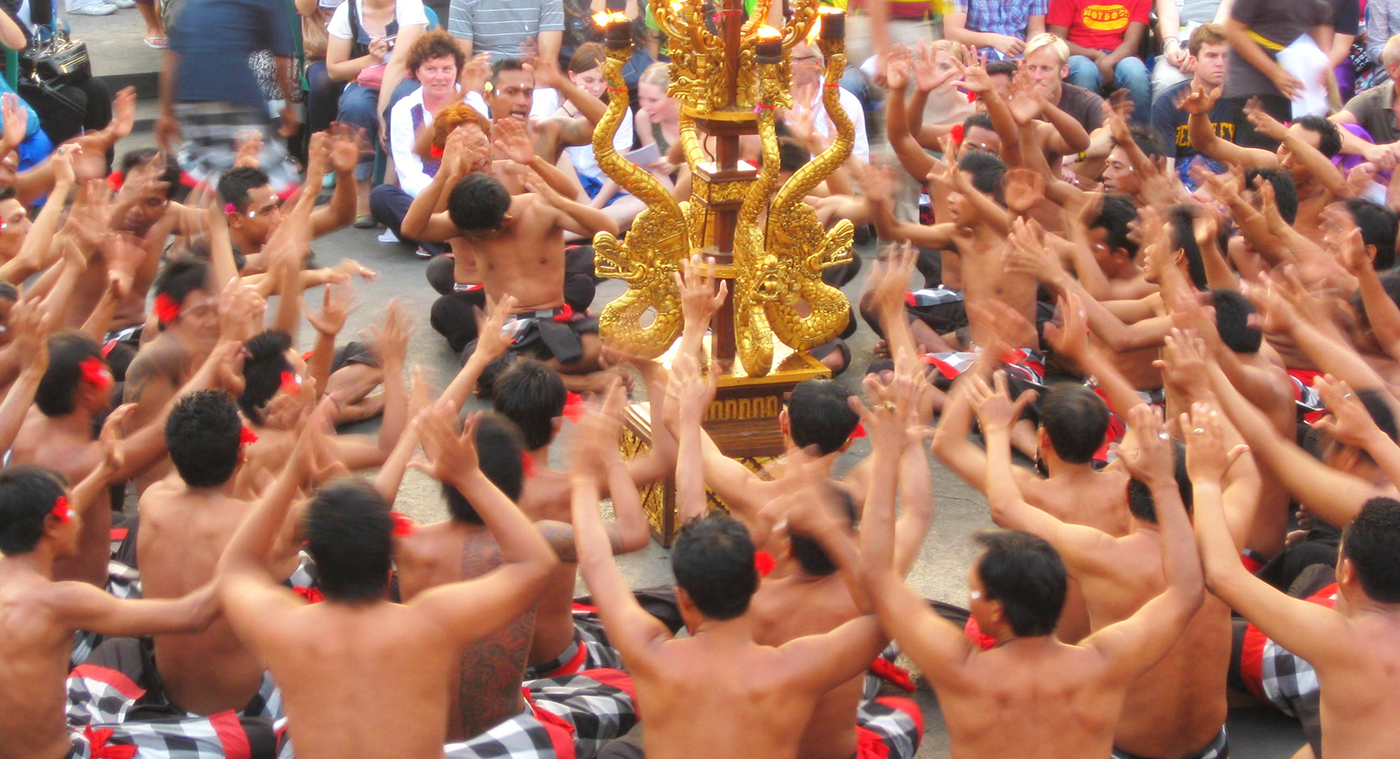 Dance from Bali named Kecak